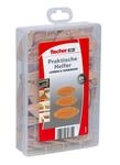 Fischer Flachd&uuml;bel-Set, 3 Gr&ouml;&szlig;en, 85-teilig