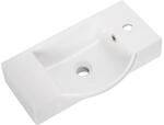 Fackelmann Waschbecken eckig 'SBC' wei&szlig; 54,5 x 10,5 x 32 cm