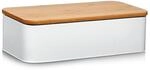 Zeller Brotkasten wei&szlig; 42,5 x 12,3 x 23 cm