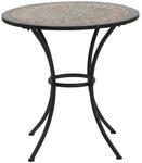 Siena Garden Gartentisch 'Prato' Stahl/Keramik &Oslash; 70 x 69,5 cm