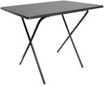 MFG-Freizeitm&ouml;bel Gartentisch klappbar Stahl/MDF 60 x 65 x 80 cm