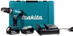 Makita Akku-Schlagbohrschrauber Set '18V/3,0 AH-DHP453RFE' blau-schwarz