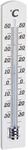 TFA Dostmann Innenthermometer Massivholz altwei&szlig; 3,1 x 1,6 x 18 cm