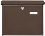 Burg-W&auml;chter Briefkasten 'Amsterdam 867 BR' braun 37,7 x 32 x 11,5 cm