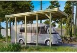 SKAN HOLZ Caravan-Carport 'Friesland' 397 x 708 cm KDI impr&auml;gniert