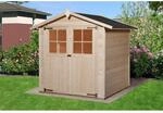Weka Blockhaus 'Classic' mit Doppelt&uuml;r, Gr&ouml;&szlig;e 1