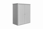 Biohort Ger&auml;teschrank 2, 155 x 83 cm Silber metallic