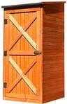 Promadino Ger&auml;teschrank 'Pforzheim' honigbraun 78 x 163 x 78 cm