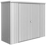 Biohort Ger&auml;teschrank 3, 227 x 83 cm Silber metallic