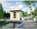Weka Premium-Design-Gartenhaus 'Fineline' Gr&ouml;&szlig;e 1