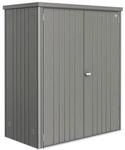 Biohort Ger&auml;teschrank 2, 155 x 83 cm Quarzgrau metallic