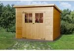 Weka Blockbohlenhaus 'Nova' Gr&ouml;&szlig;e 2, eichefarben