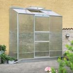 Halls Anlehngew&auml;chshaus 'Altan 3' 132 x 69 cm mit 4 mm Doppelstegplatten