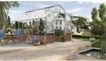 Vitavia Gew&auml;chshaus 'Cassandra 11500' 256 x 449 cm mit 3 mm Sicherheitsglas silbern