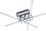 EGLO LED-Deckenleuchte 'LASANA 1' chromfarben 50 x 16 x 9,5 cm