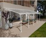 Palram-Canopia Terrassen&uuml;berdachung 'Feria' wei&szlig; 294 x 915 cm Polycarbonat