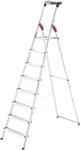 Hailo Stehleiter 'L60 StandardLine' 8 Stufen silbern 253 cm
