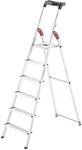 Hailo Stehleiter 'L60 StandardLine' 6 Stufen, silbern 206 cm