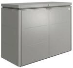 Biohort Gartenschrank 'HighBoard 160' quarzgrau metallic 160 x 70 x 118 cm