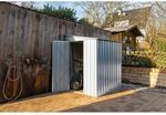 Globel Anlehn-Ger&auml;tehaus 'Lean-To L56' silber-metallic 144 x 171 cm