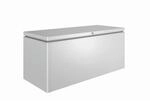 Biohort Gartenbox 'LoungeBox 200' Stahl silbern 200 x 88,5 x 84 cm