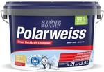 Sch&ouml;ner Wohnen Farbe Wandfarbe 'Polarwei&szlig;' matt 2,5 l
