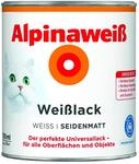 Wei&szlig;lack 'Alpinawei&szlig;' seidenmatt 750 ml