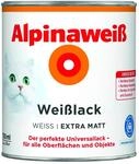 Wei&szlig;lack 'Alpinawei&szlig;' extramatt 750 ml