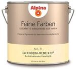 Alpina Feine Farben 'Elfenbein Rebellin' pastellgelb matt 2,5 l