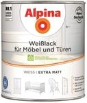 Alpina Wei&szlig;lack f&uuml;r M&ouml;bel und T&uuml;ren matt 2 l