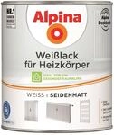 Alpina Heizk&ouml;rperlack wei&szlig; seidenmatt 750 ml