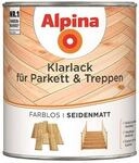 Alpina Klarlack transparent seidenmatt 750 ml