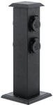 EGLO Steckdosens&auml;ule 'Park 4' schwarz