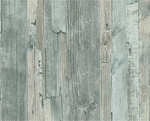 A.S. Cr&eacute;ation Vliestapete "Decoworld" Bretter gr&uuml;n 10,05 x 0,53 m