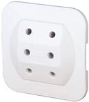 Kopp Euro-Adapter 3-fach arktiswei&szlig;