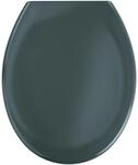 Wenko WC-Sitz 'Ottana' mit Absenkautomatik dunkelgrau Duroplast