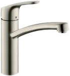 Hansgrohe Einhebel-K&uuml;chenarmatur 'Focus M41' 160 mm Edelstahl-Optik