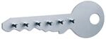 Zeller Schl&uuml;sselboard Metall/Alu 35 x 12 x 3,4 cm