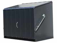 Trimetals Gerätebox 'Stowaway' anthrazit Metall 136 x 88 x 112 cm