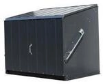 Trimetals Ger&auml;tebox 'Stowaway' anthrazit Metall 136 x 88 x 112 cm