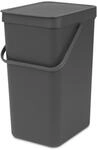Brabantia Abfallbeh&auml;lter 'Sort & Go' 16 l grau