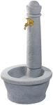 GARANTIA Wasserzapfs&auml;ule 'Roma' Steinoptik light granite &Oslash; 54 x 100 cm