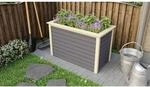 Karibu Hochbeet terragrau Fichte 133 x 69 x 82 cm, 460 l