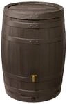 4rain Regentonne 'Vino' dunkelbraun 400 l mit Hahn