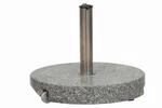 Siena Garden Schirmst&auml;nder f&uuml;r Schirmmast mit &Oslash; 25 - 48 mm Granit 50 x 50 x 7,5 cm