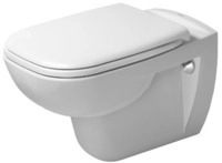 Duravit Wand-WC sp&uuml;lrandlos 'D-Code' inklusive WC-Sitz wei&szlig;