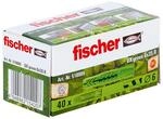 Fischer Greenline Universald&uuml;bel 'UX GREEN' mit Rand &Oslash; 6 x 35 mm, 40 St&uuml;ck