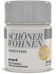 Sch&ouml;ner Wohnen Farbe Trendfarbe 'Pearl' perlwei&szlig; matt 50 ml