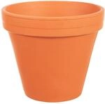Blumentopf Terrakotta tonrot &Oslash; 21 cm