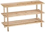 Zeller Schuhregal kiefernfarben 80 x 49,5 x 26 cm